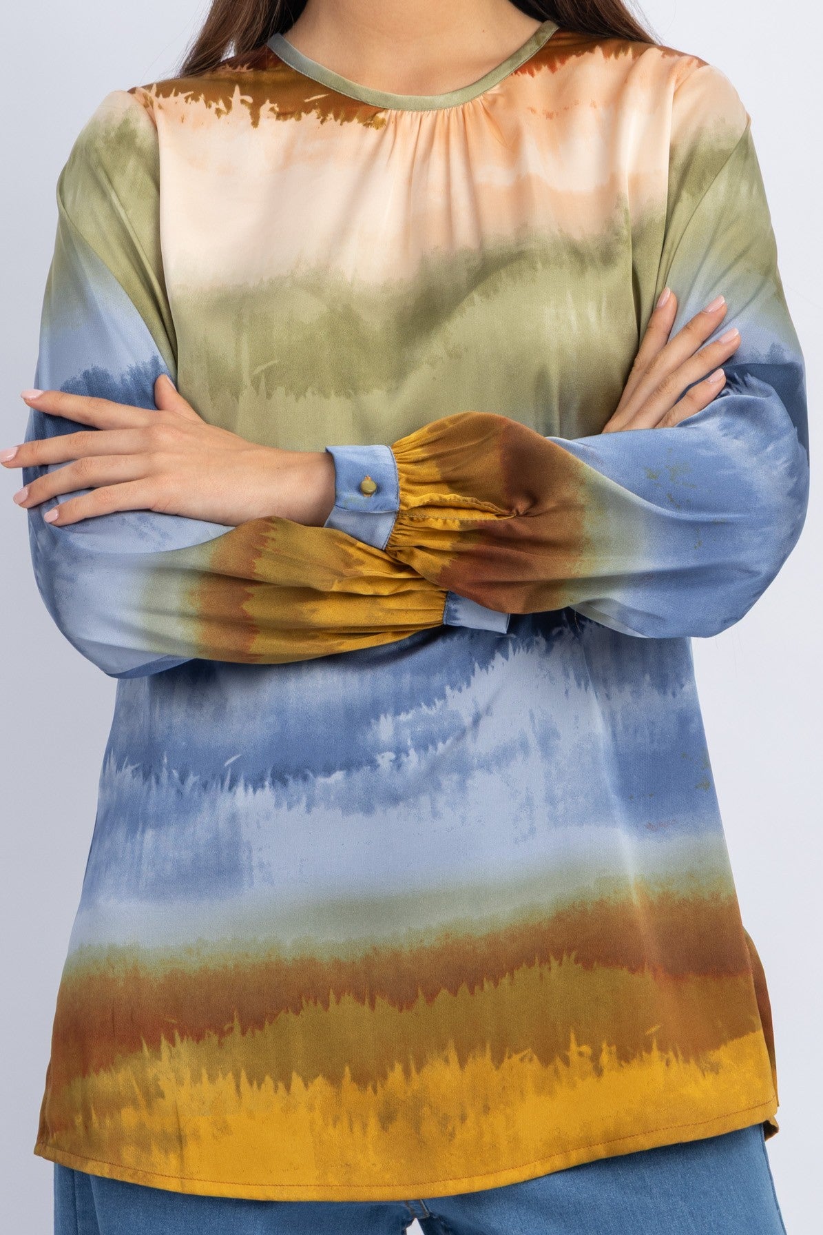 satin blouse