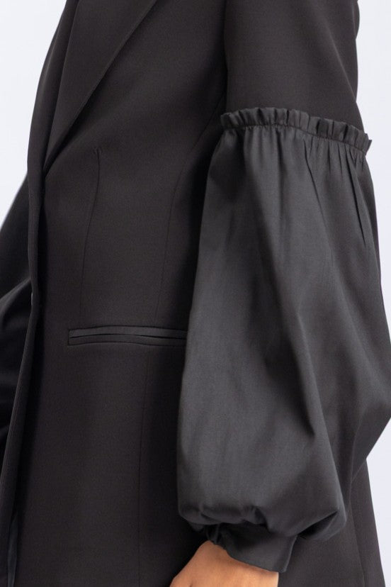 crepe jacket