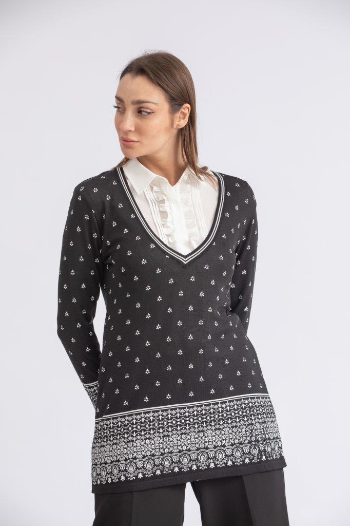 Knitwear blouse
