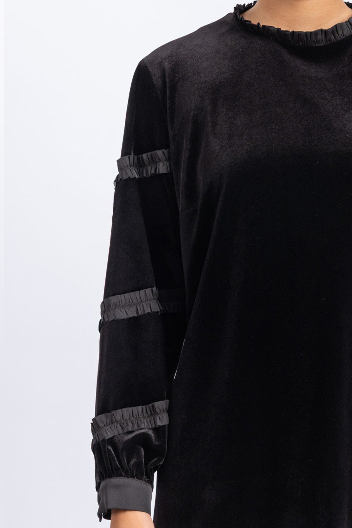 velvet blouse
