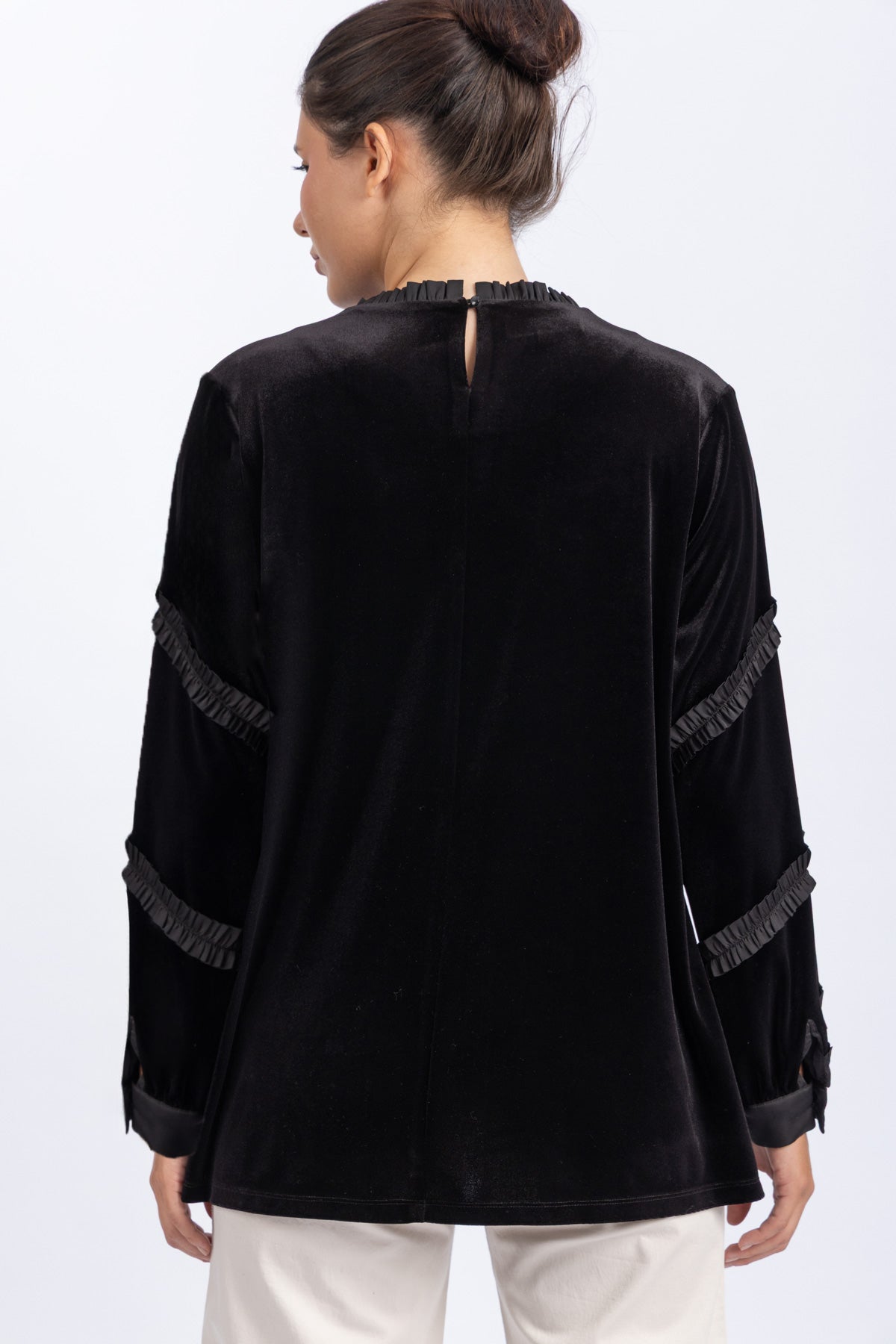 velvet blouse