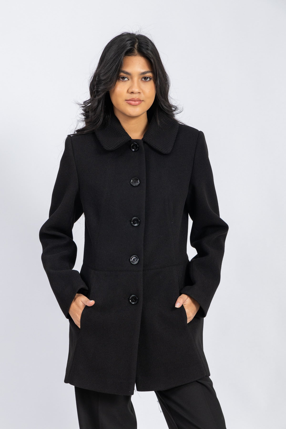 cashmere feel coat