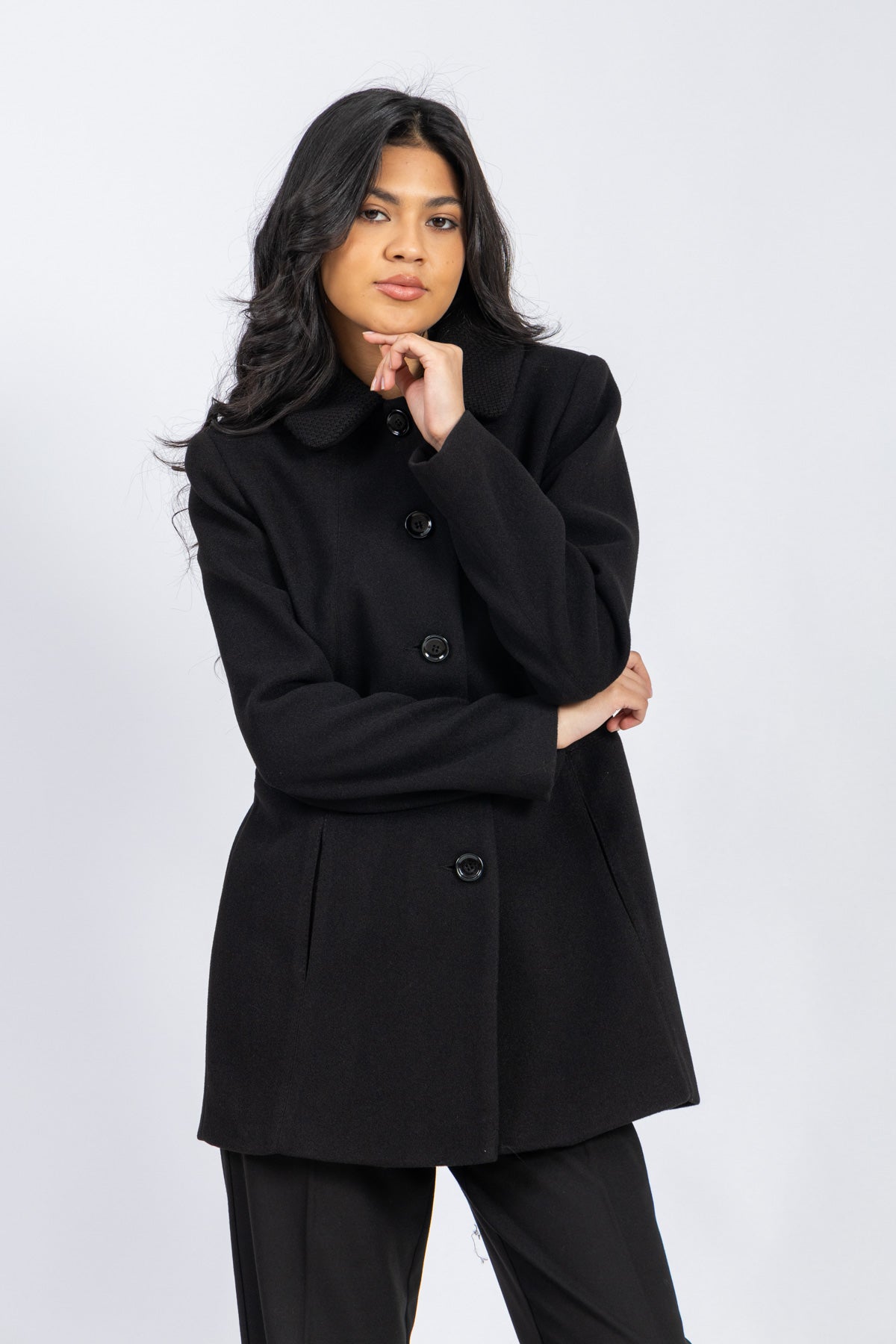 cashmere feel coat
