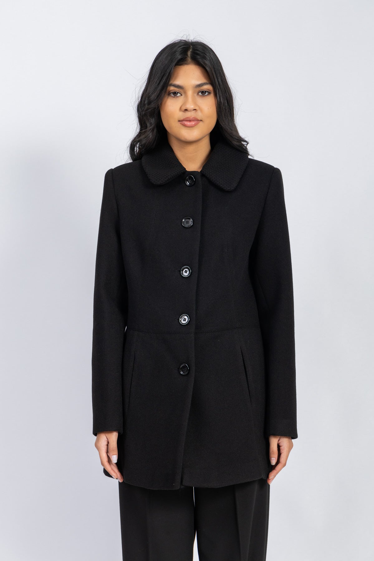 cashmere feel coat