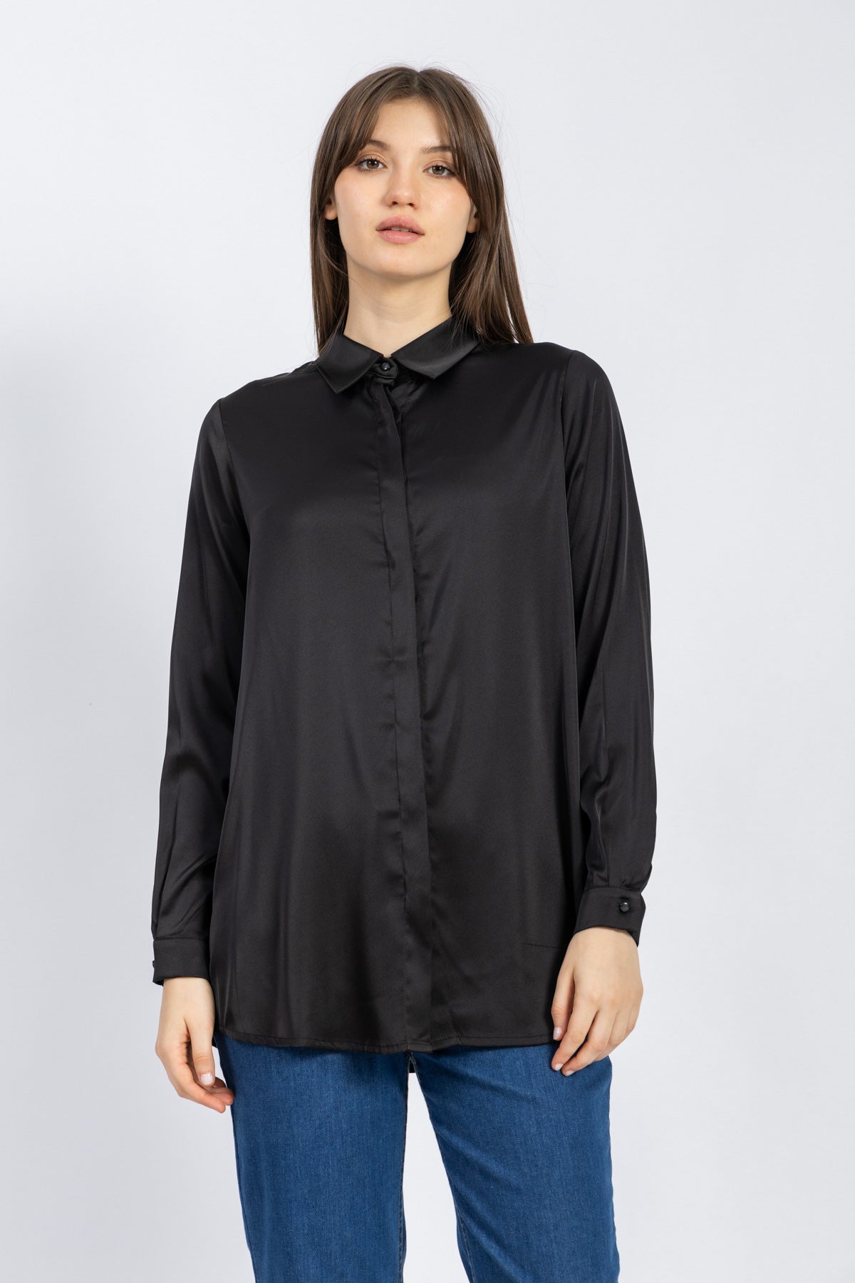 satin shirt
