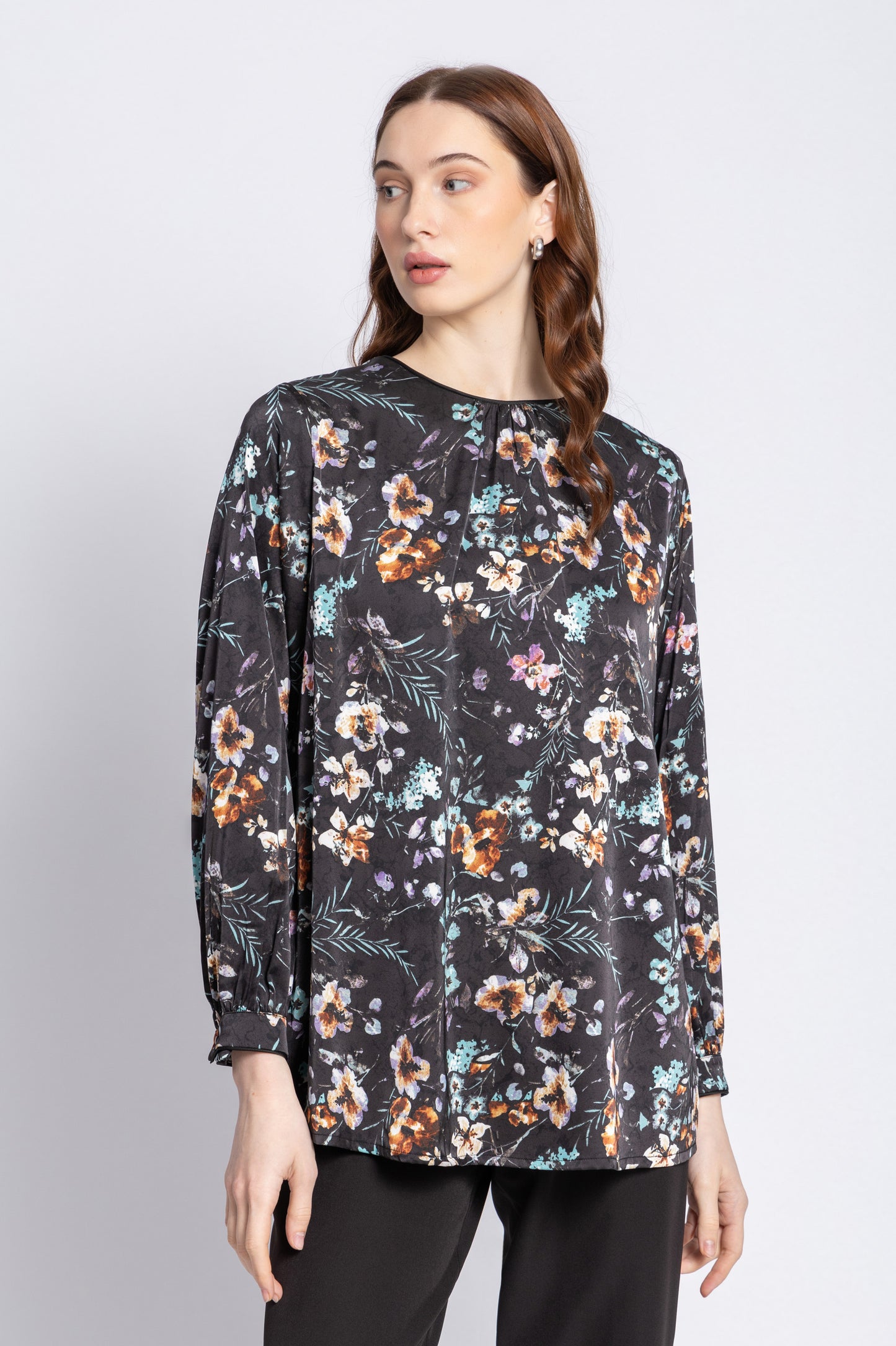 satin blouse