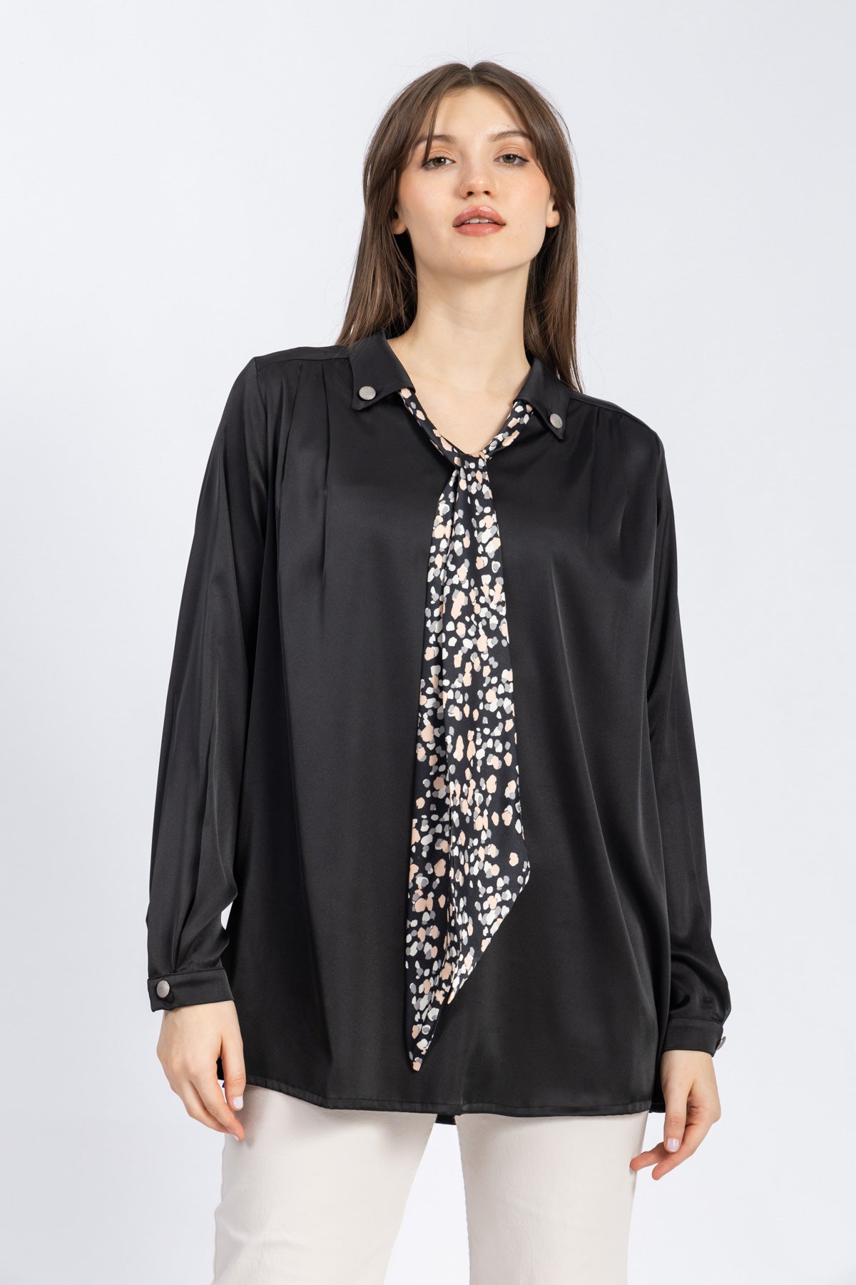 satin blouse