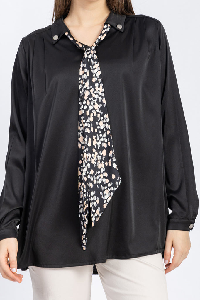 satin blouse