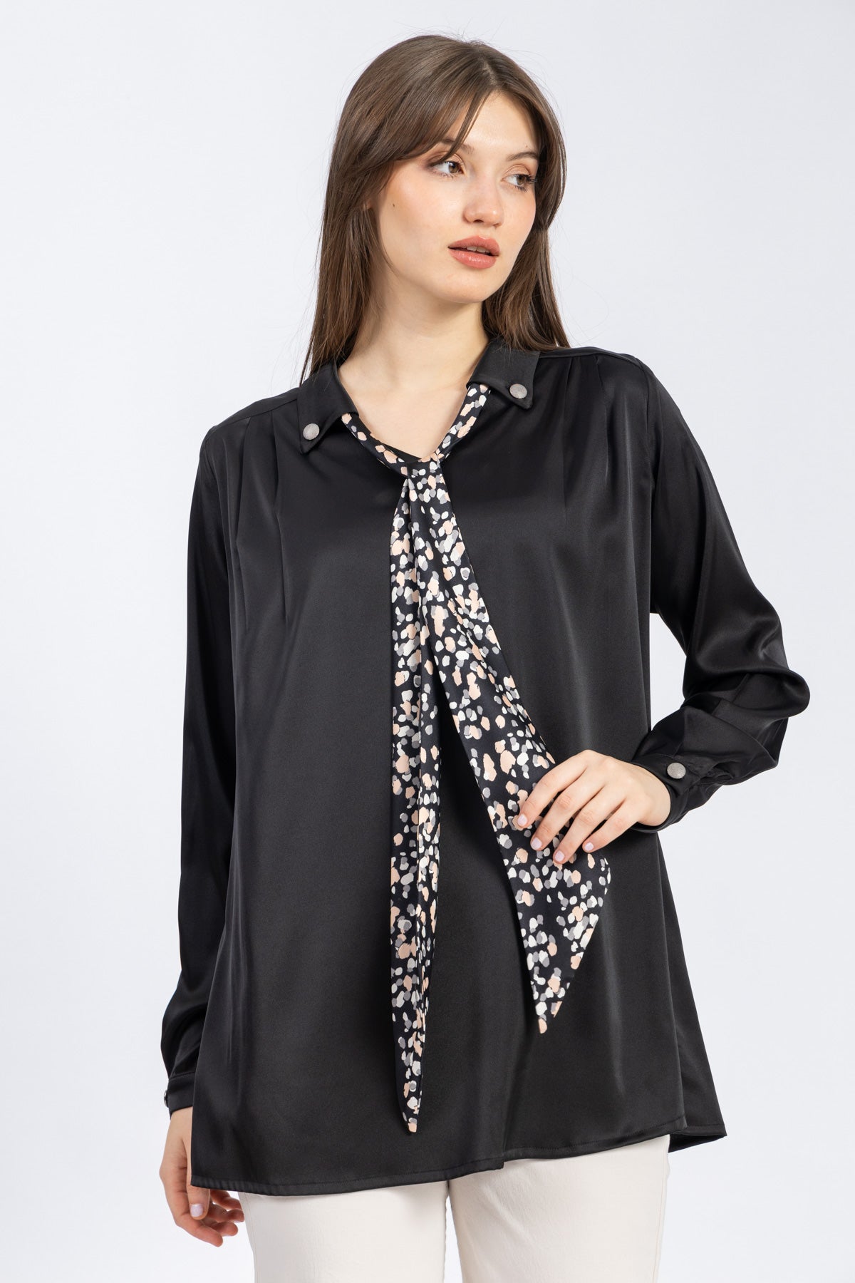 satin blouse
