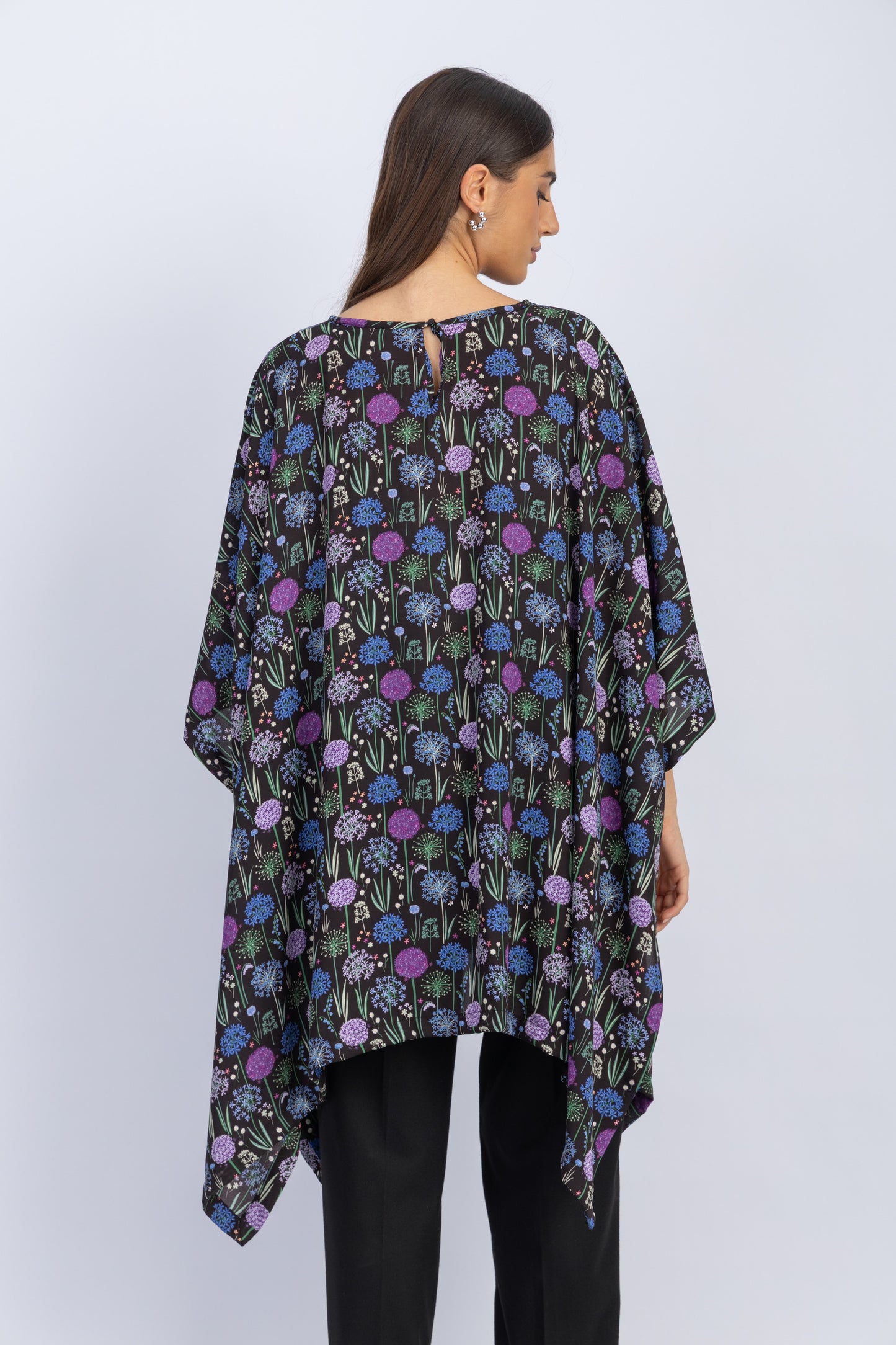 chiffon poncho