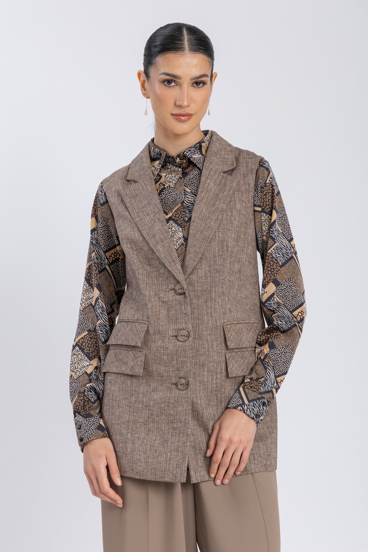 linen vest