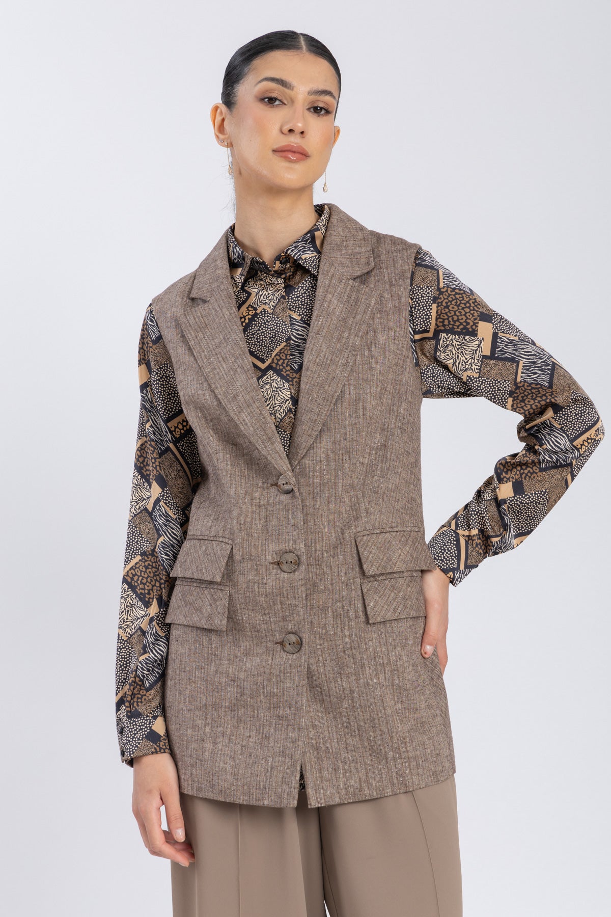 linen vest