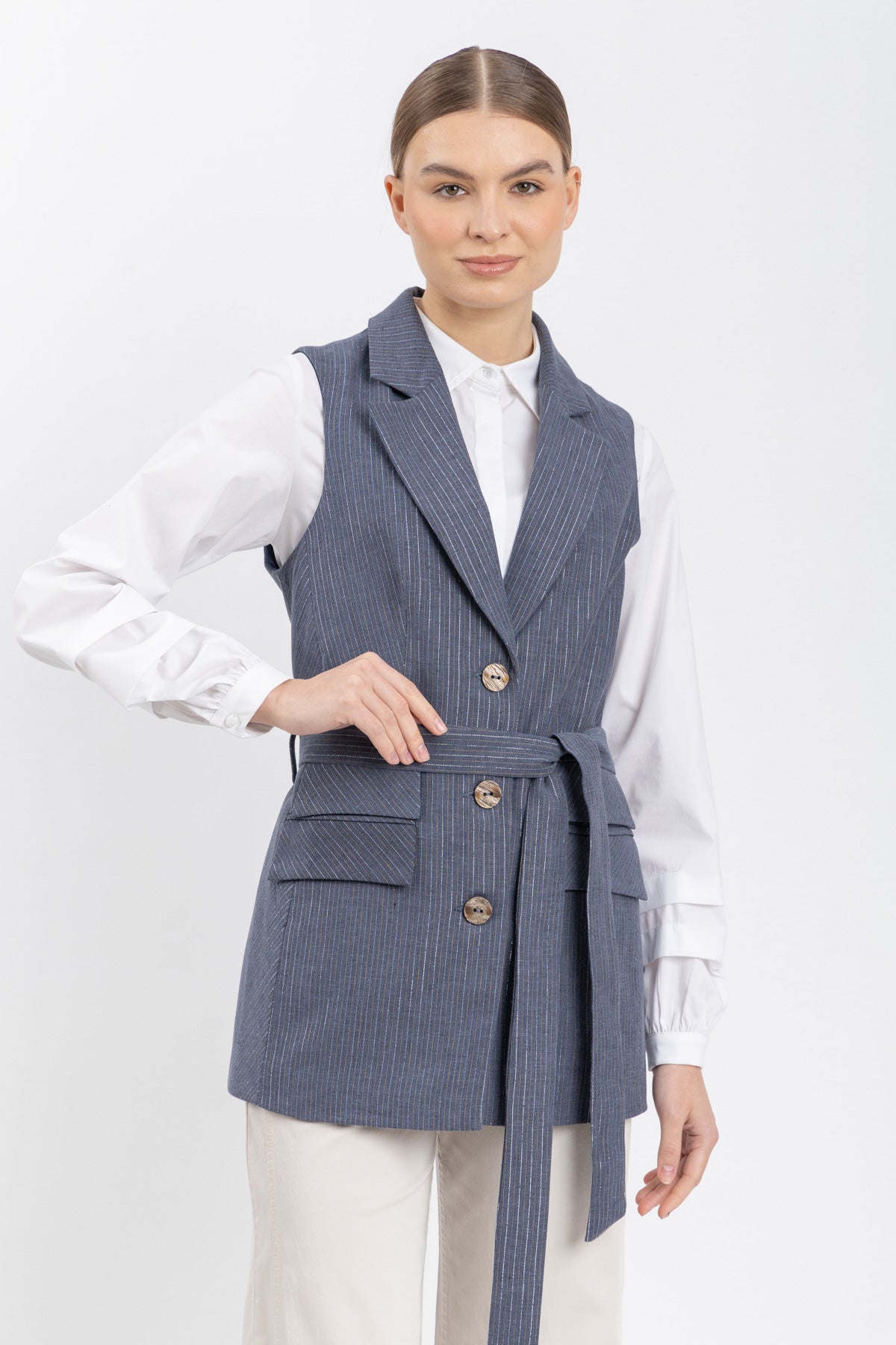 linen vest