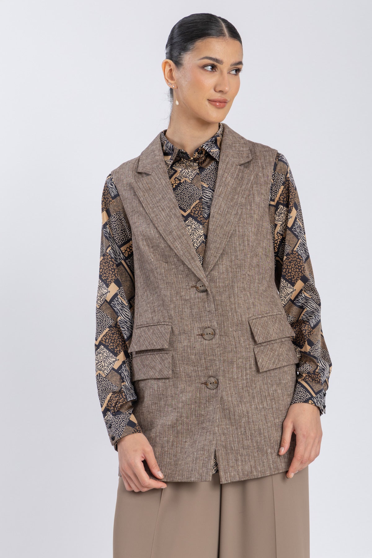 linen vest
