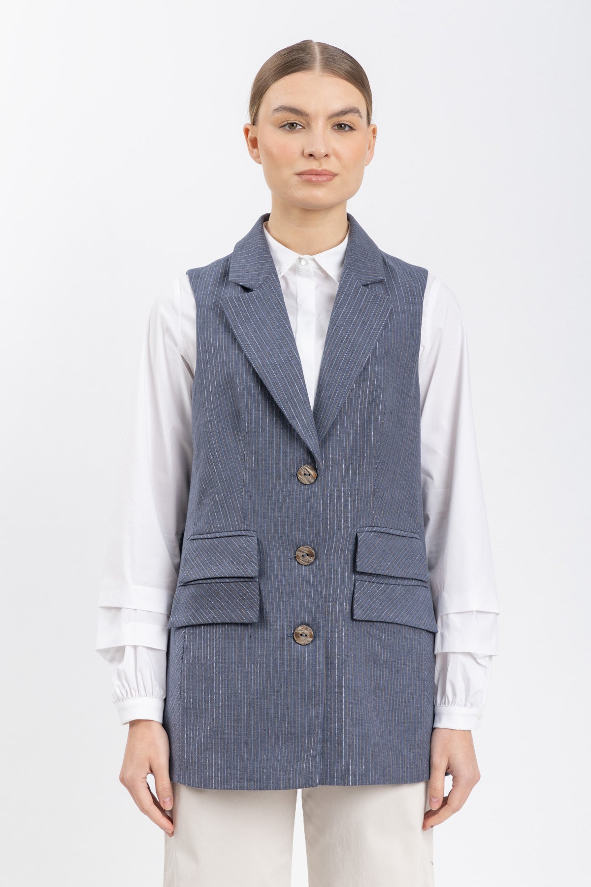linen vest