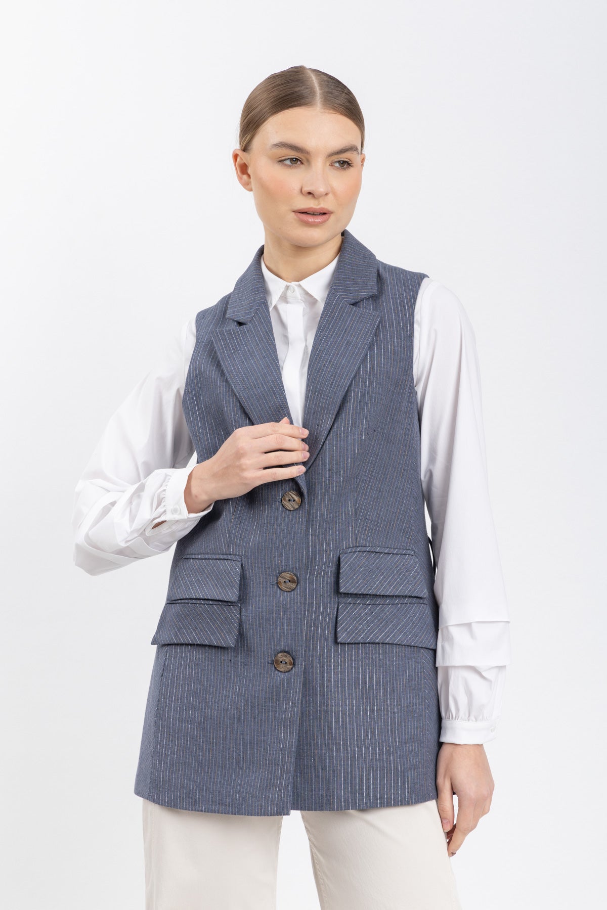 linen vest