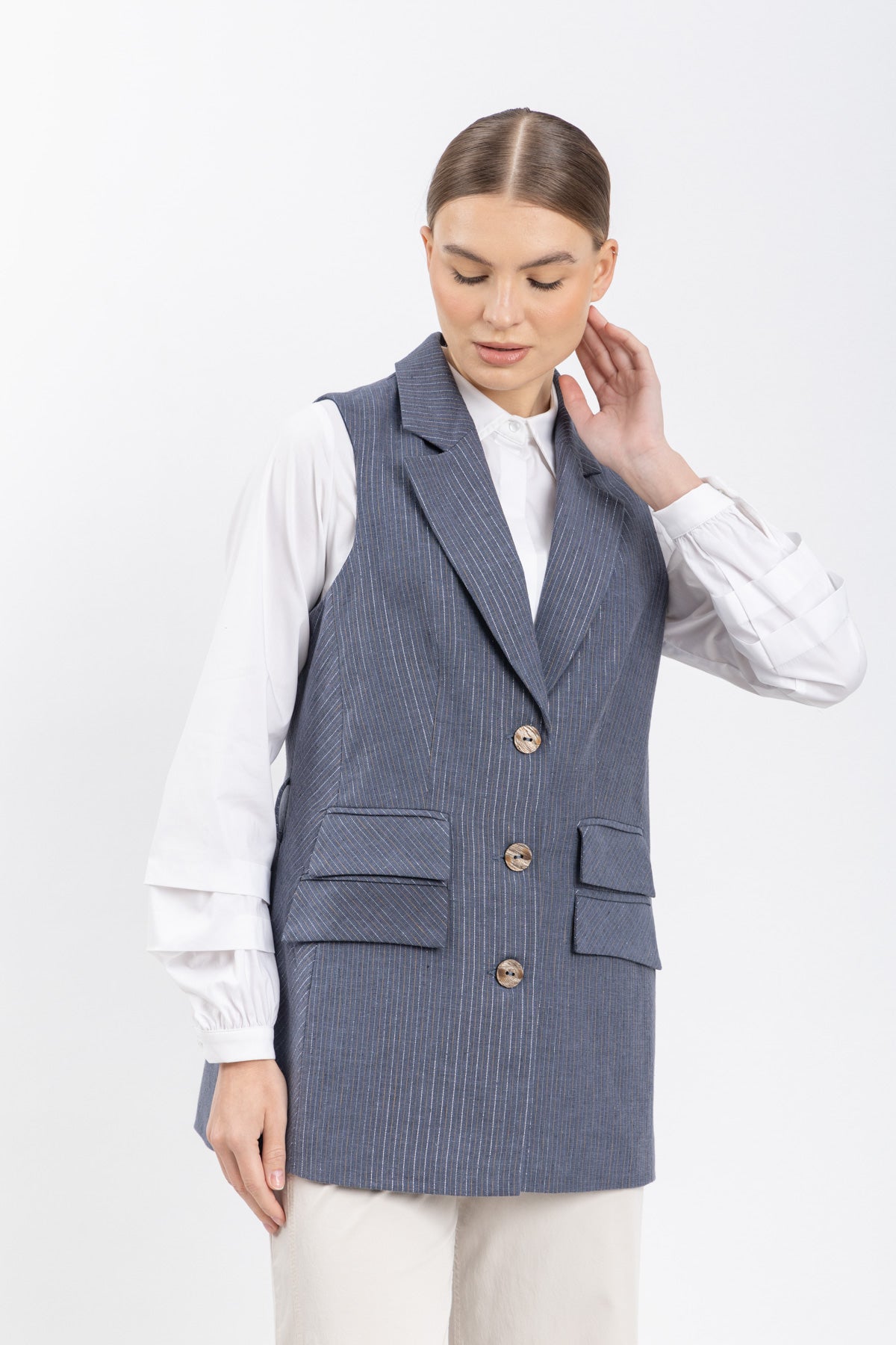 linen vest