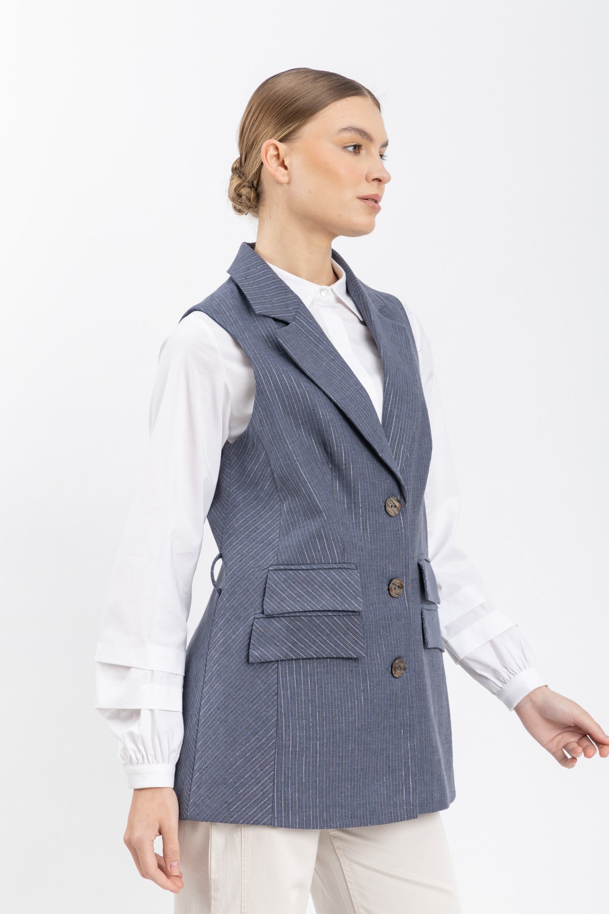 linen vest