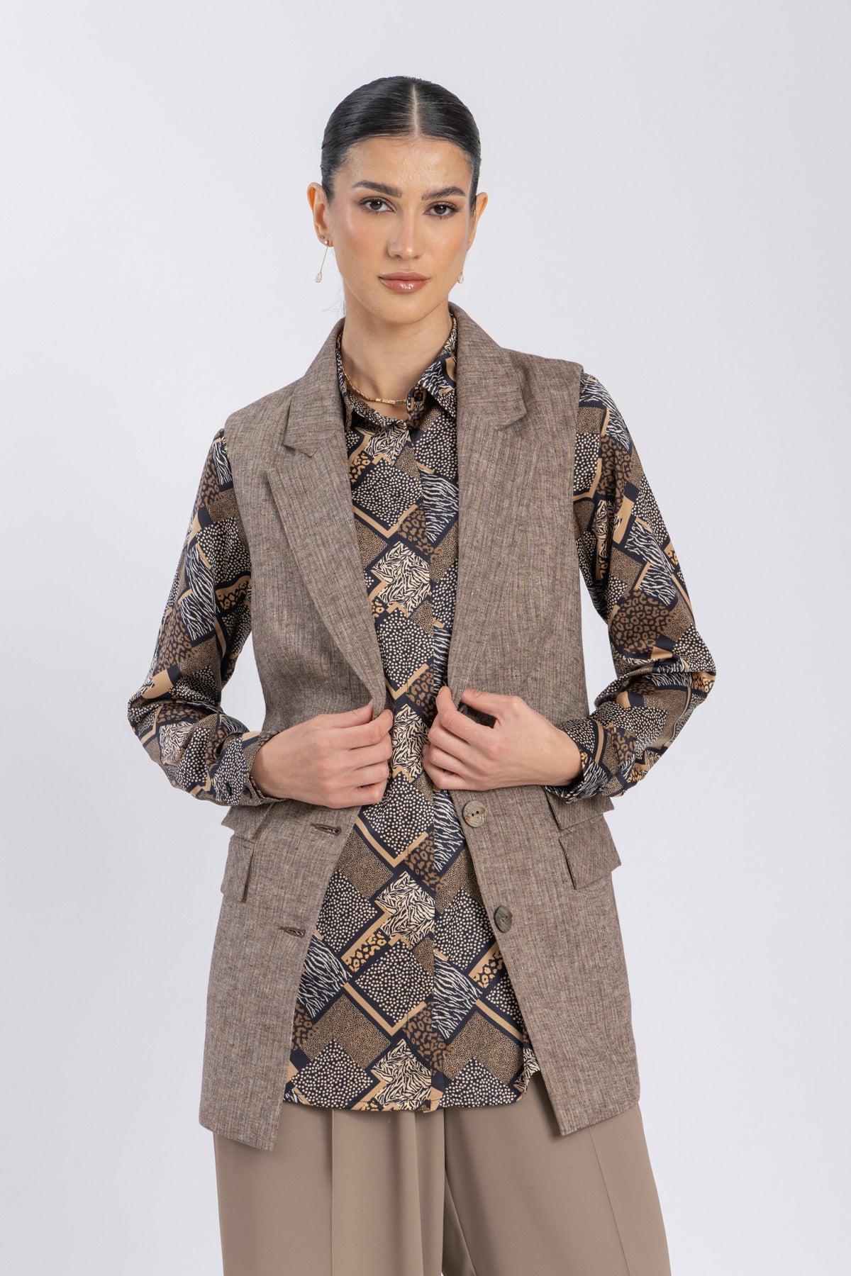 linen vest