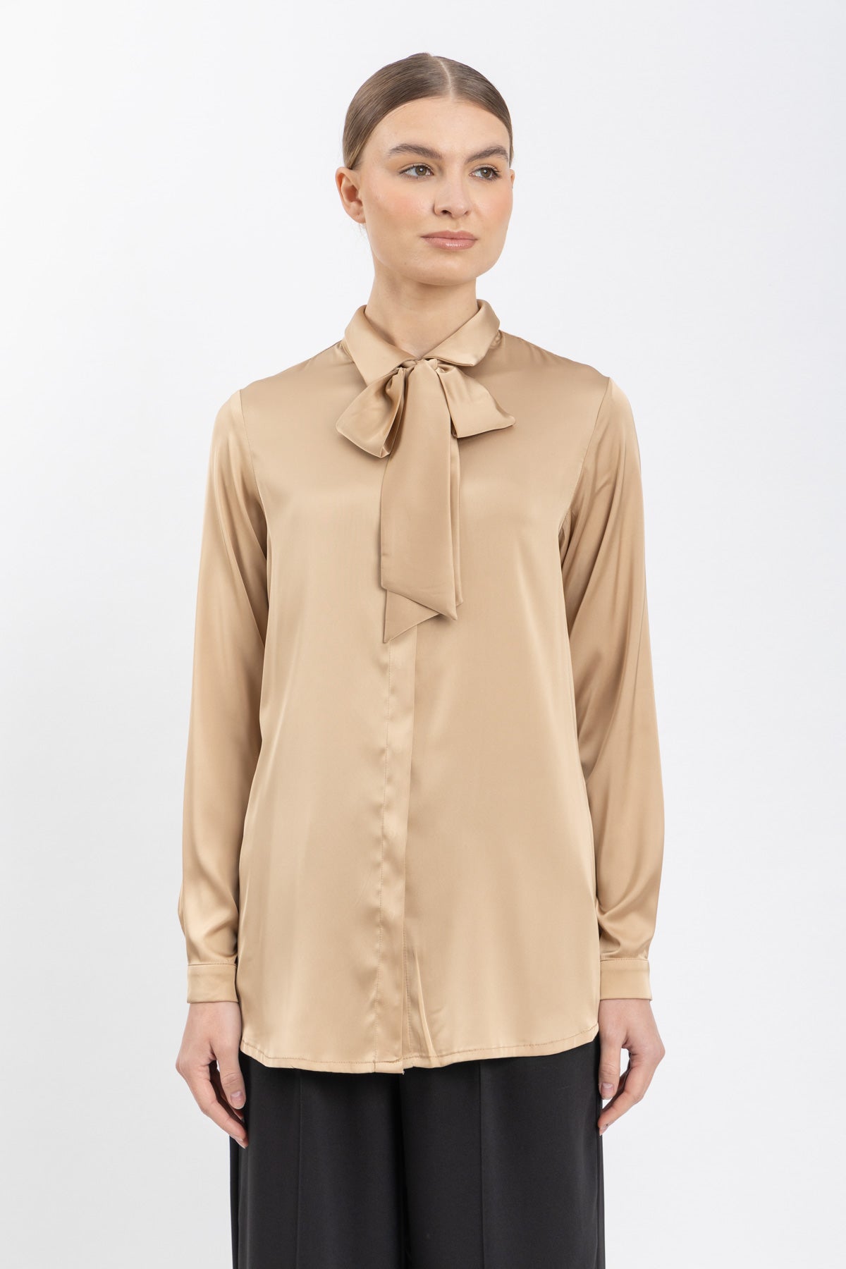 satin shirt