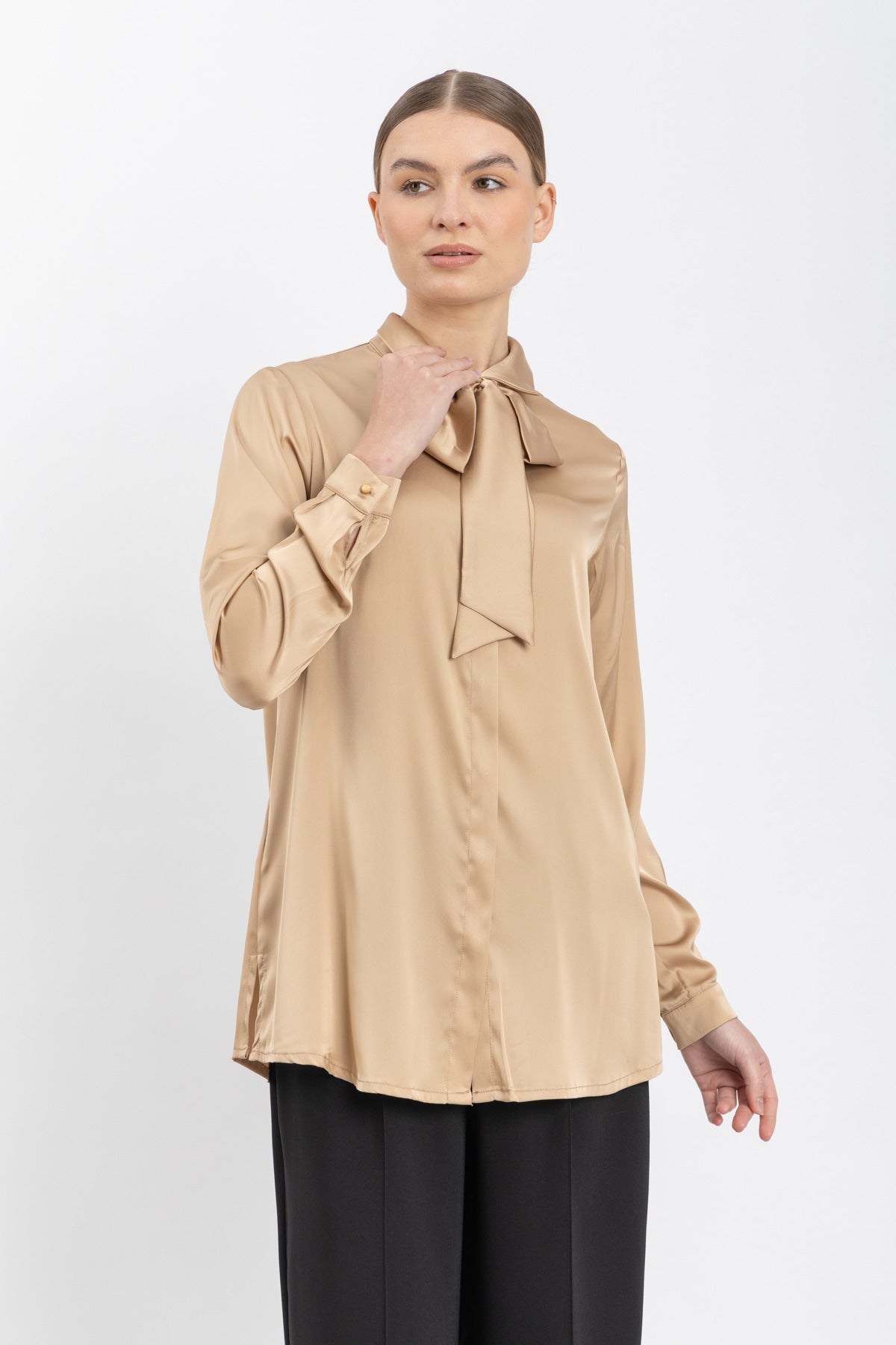 satin shirt