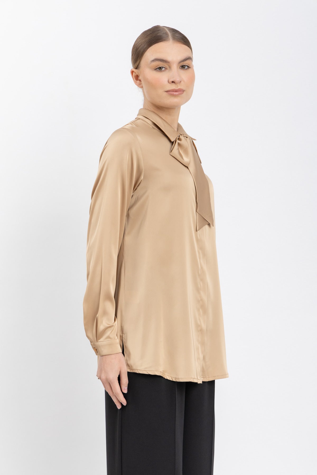 satin shirt