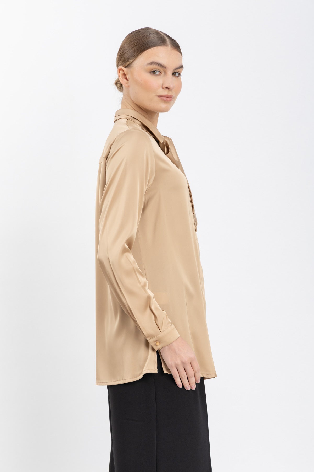 satin shirt