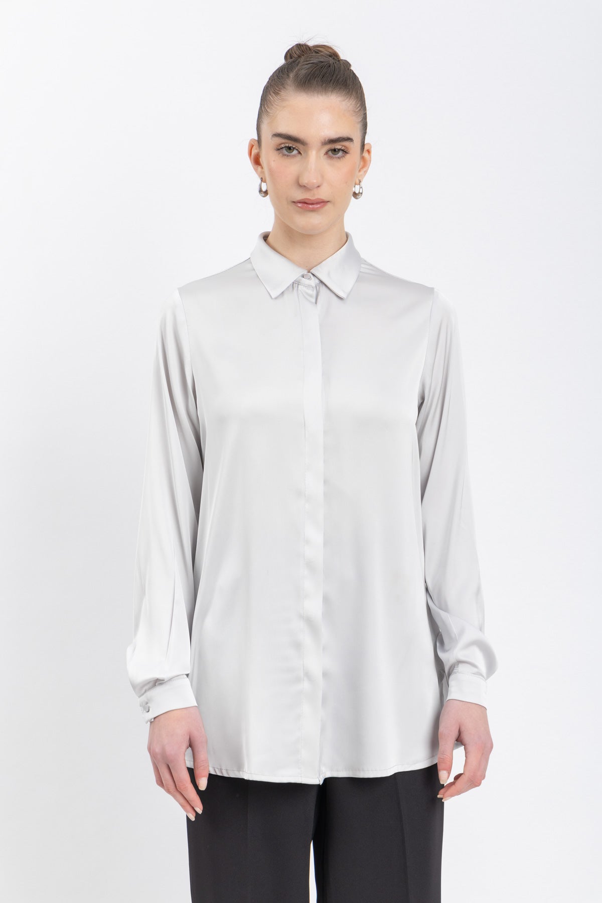 satin shirt