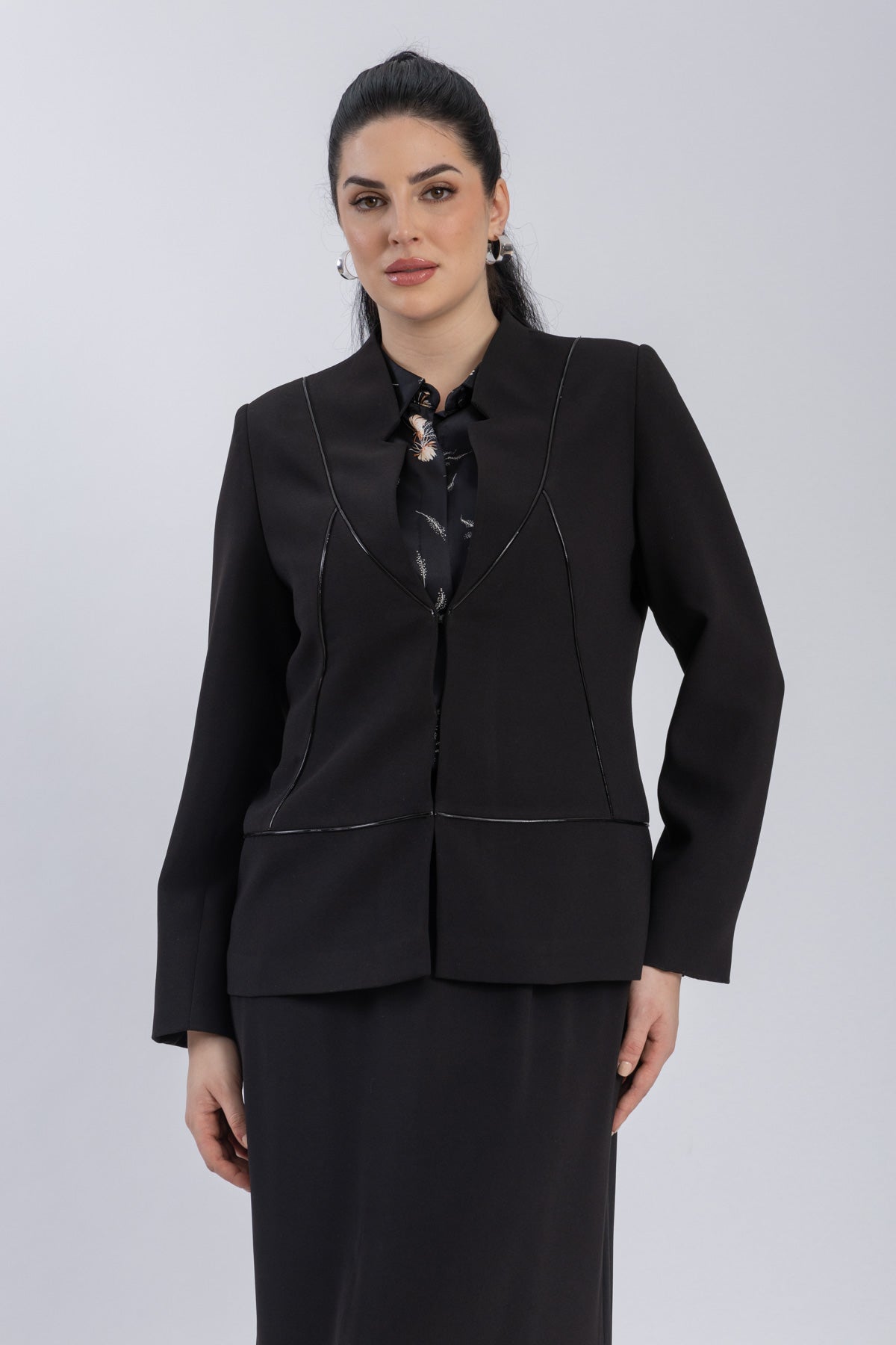 crepe jacket