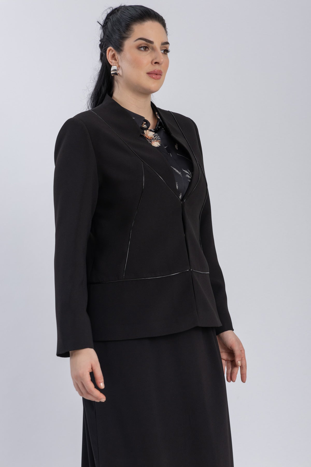 crepe jacket