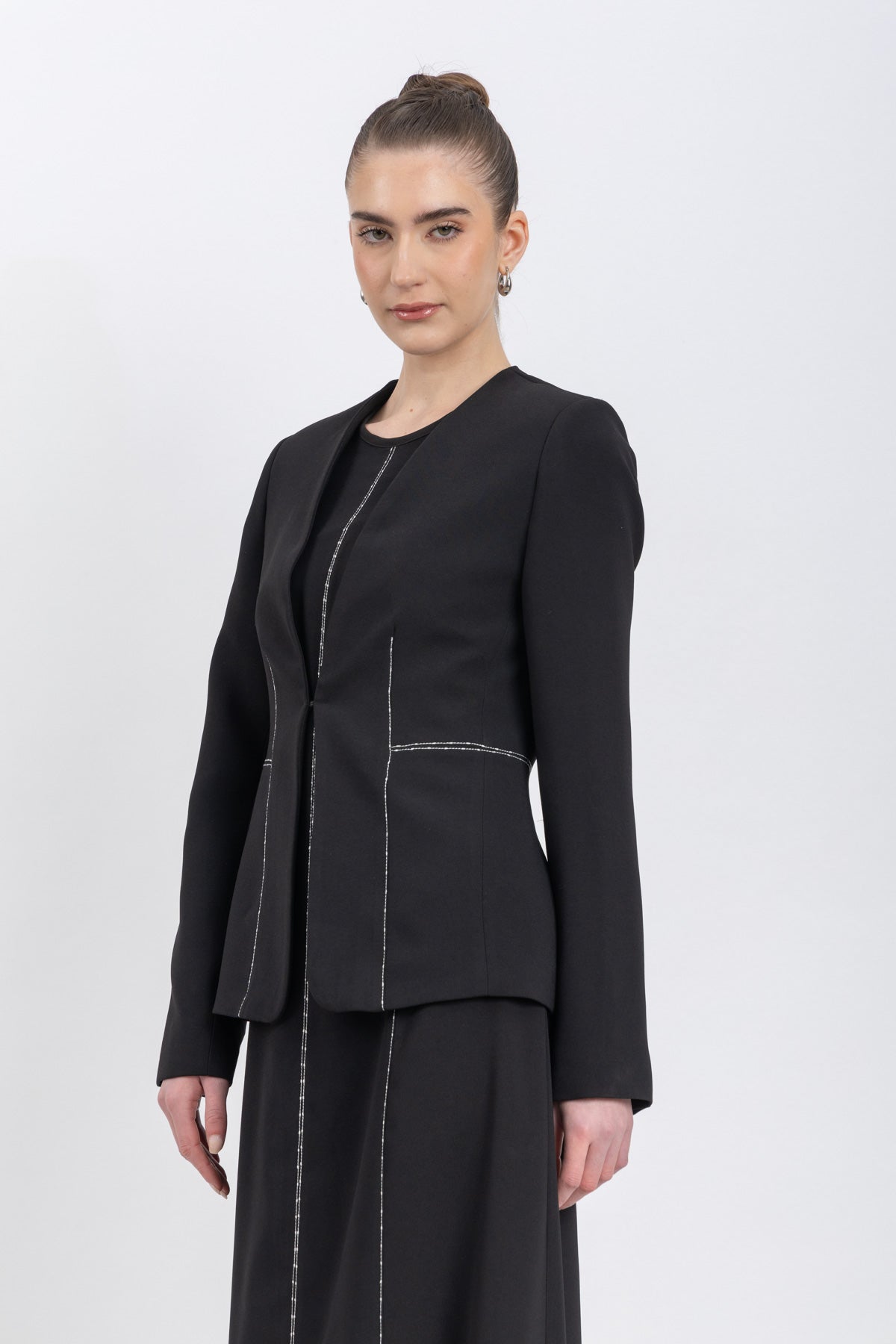 crepe jacket