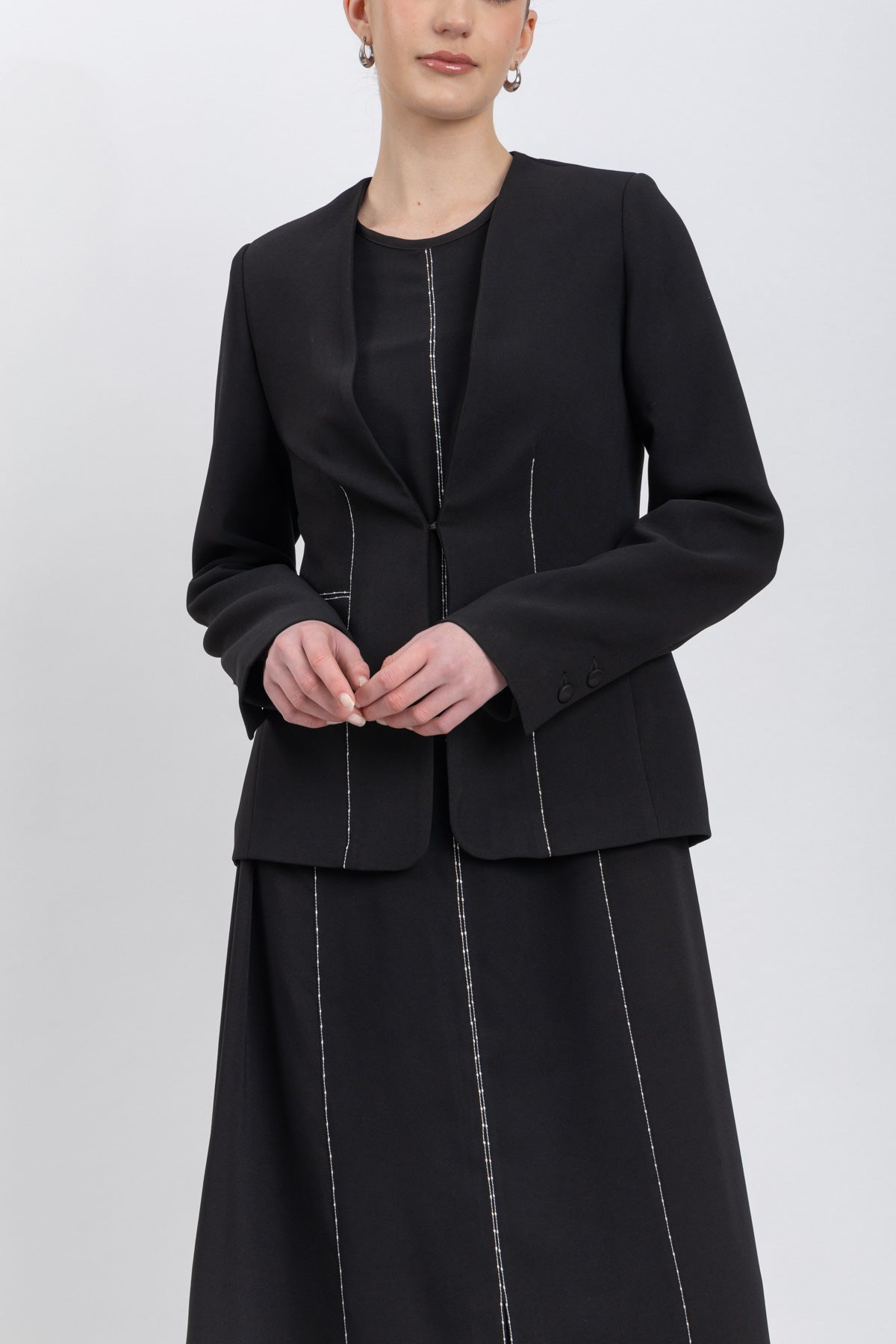 crepe jacket