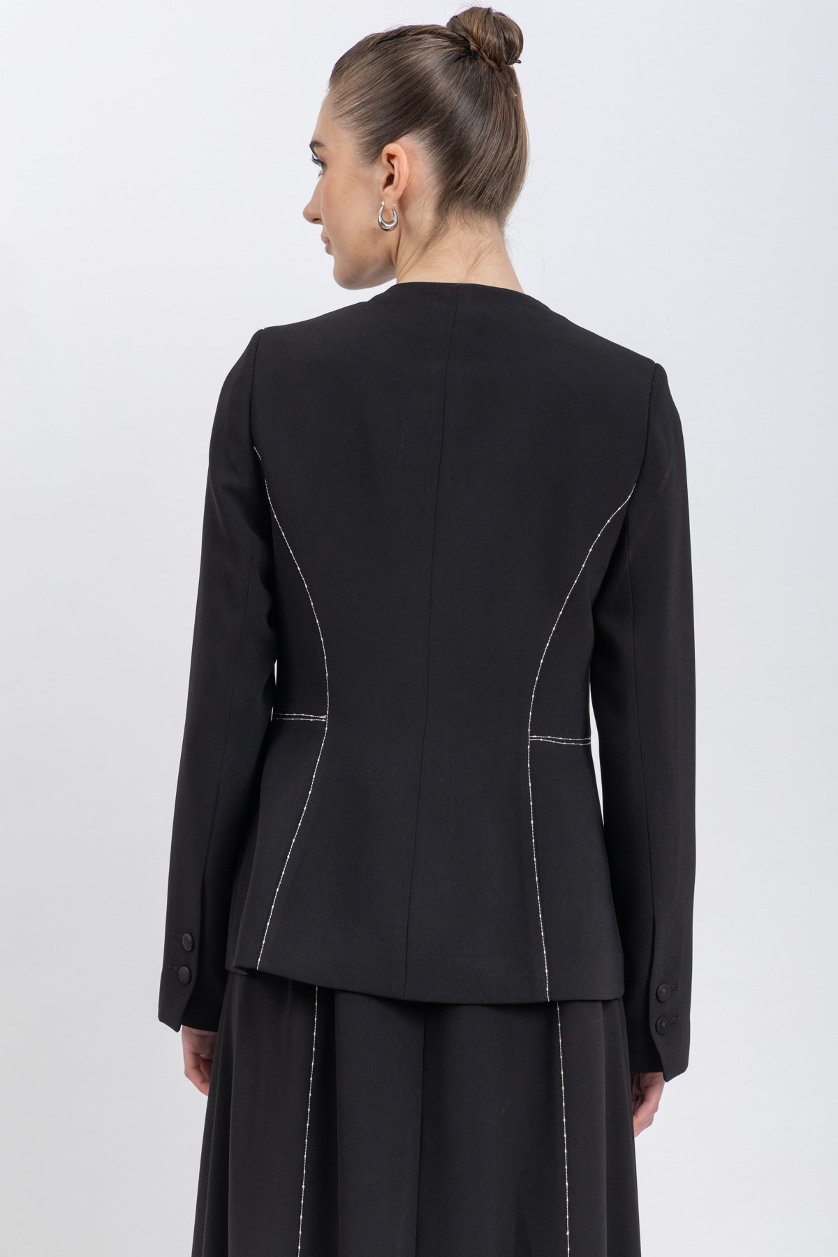 crepe jacket