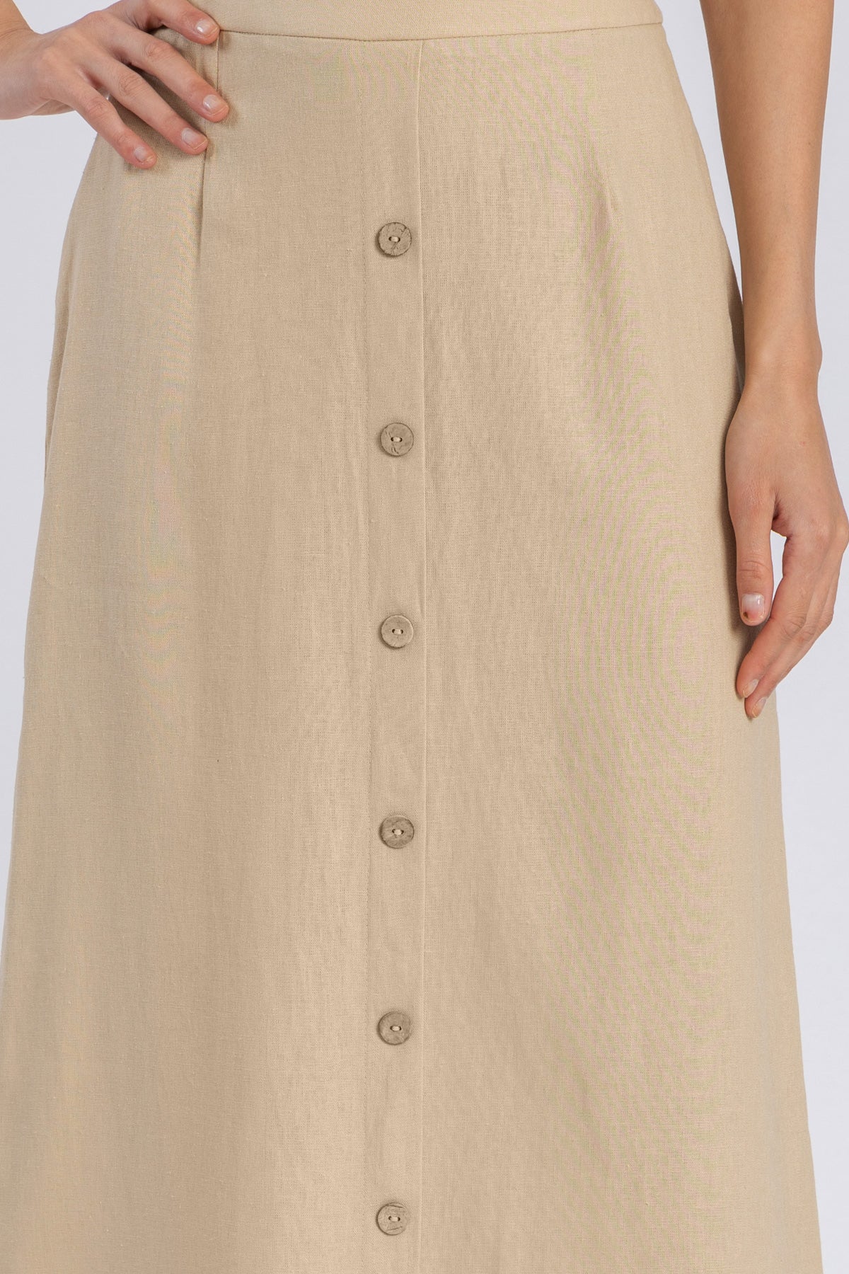 linen skirt