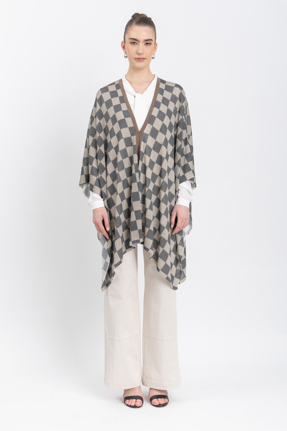 knitwear poncho