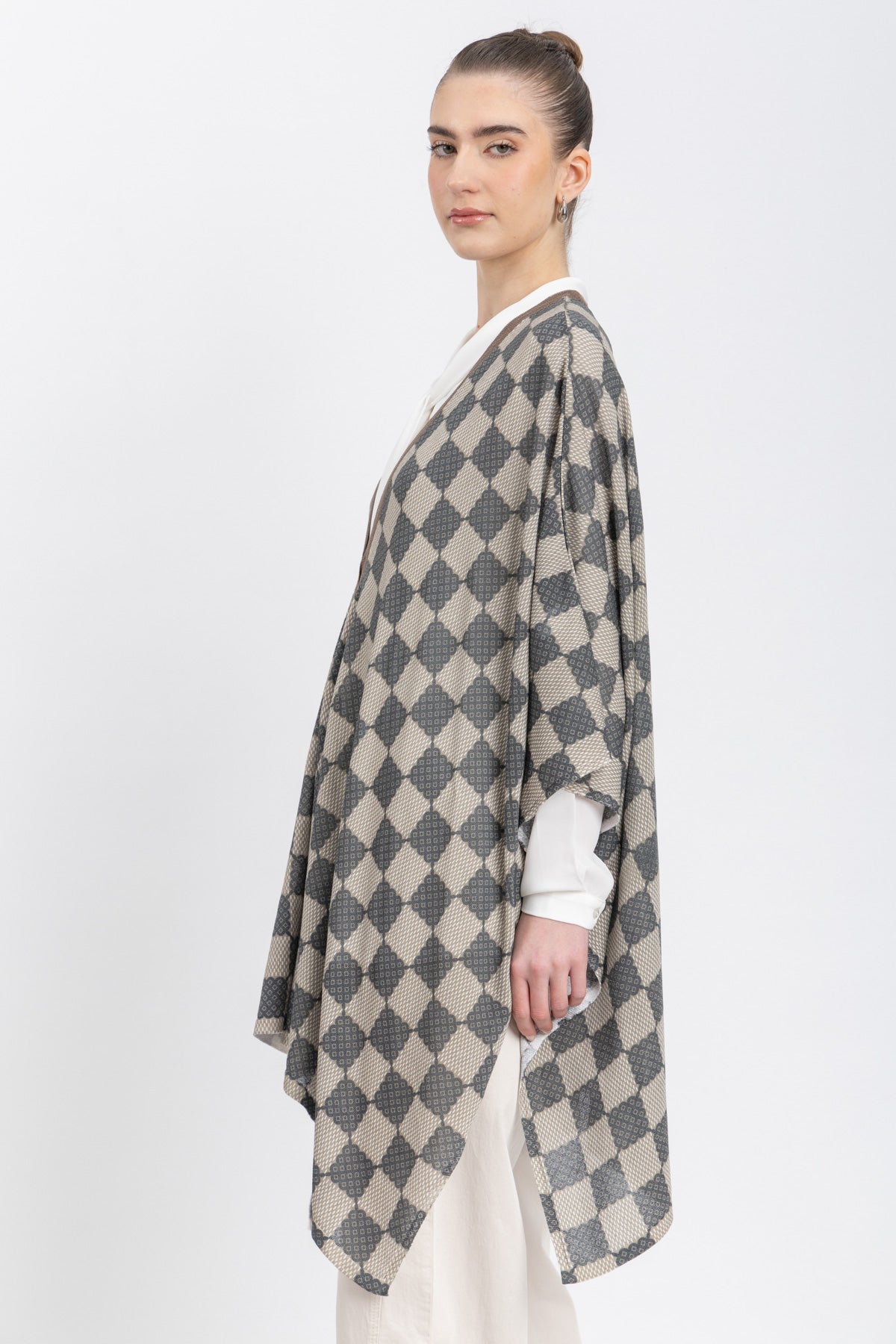knitwear poncho