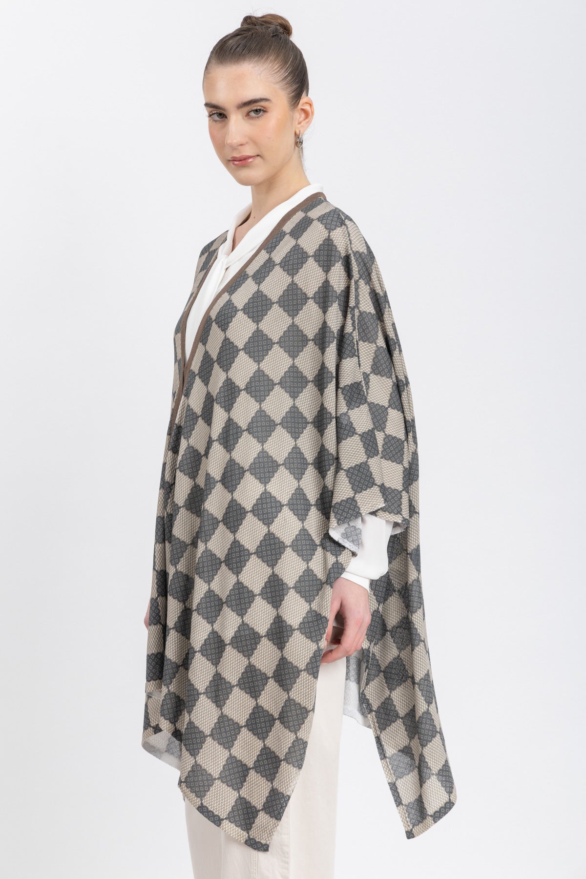 knitwear poncho