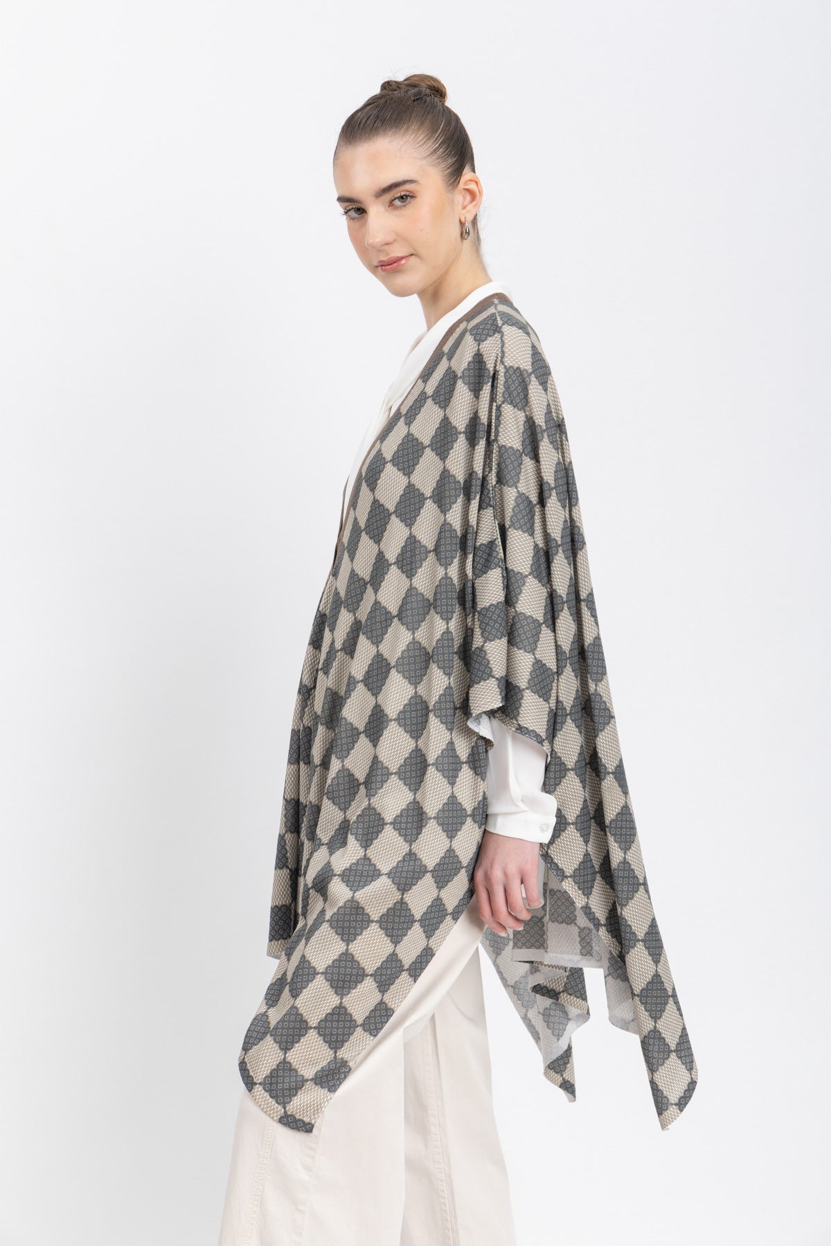 knitwear poncho