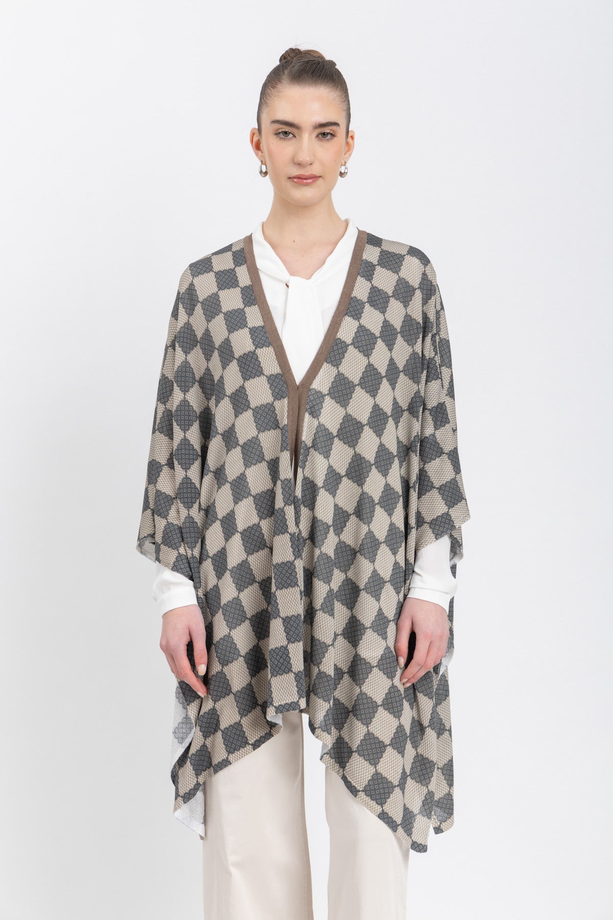 knitwear poncho