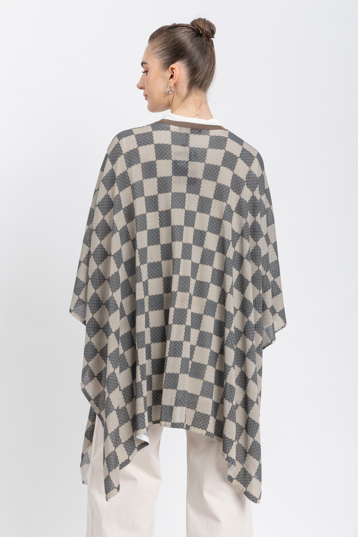 knitwear poncho