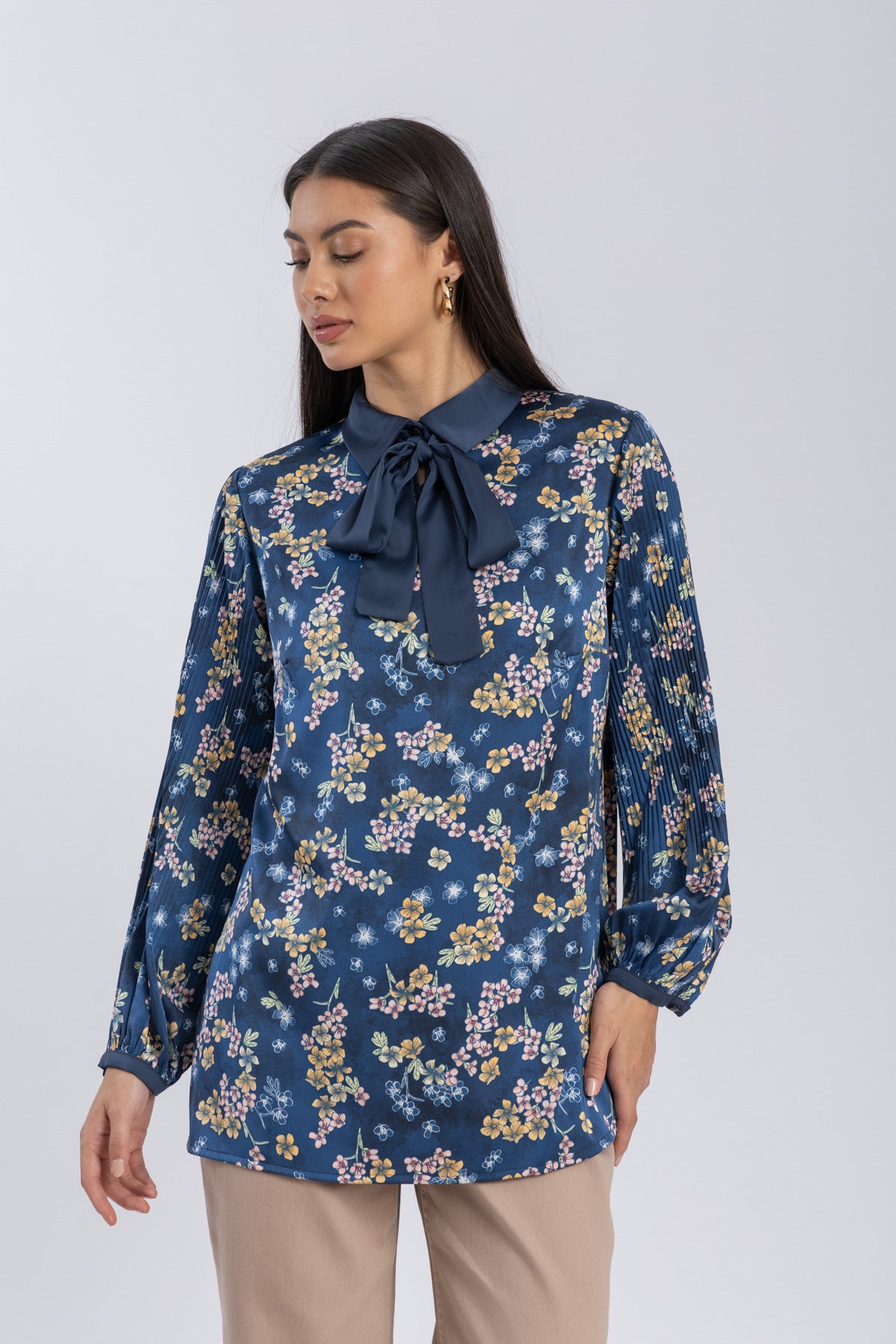 satin blouse