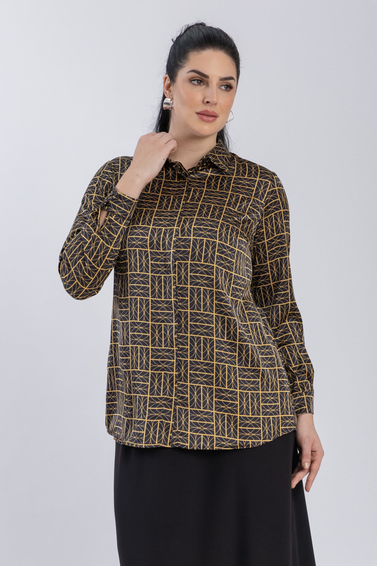 satin shirt