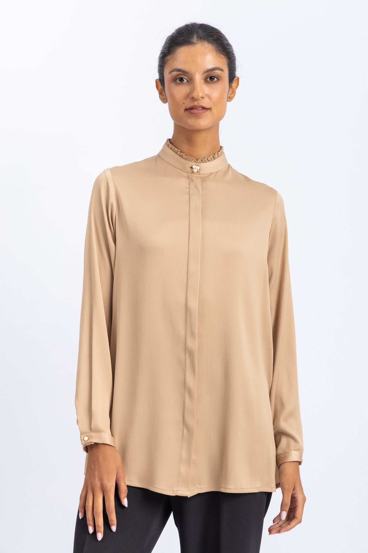 satin shirt
