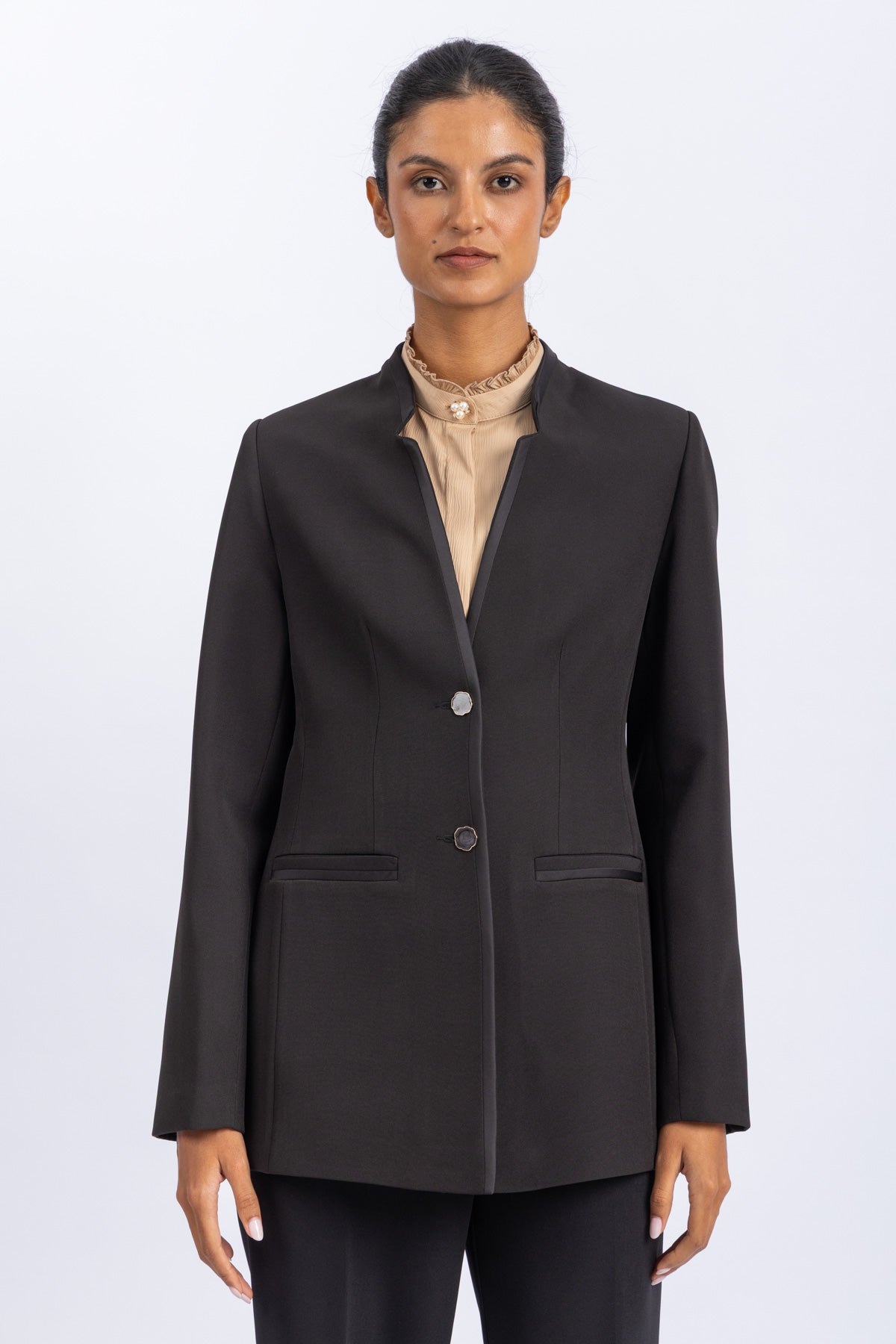 crepe jacket
