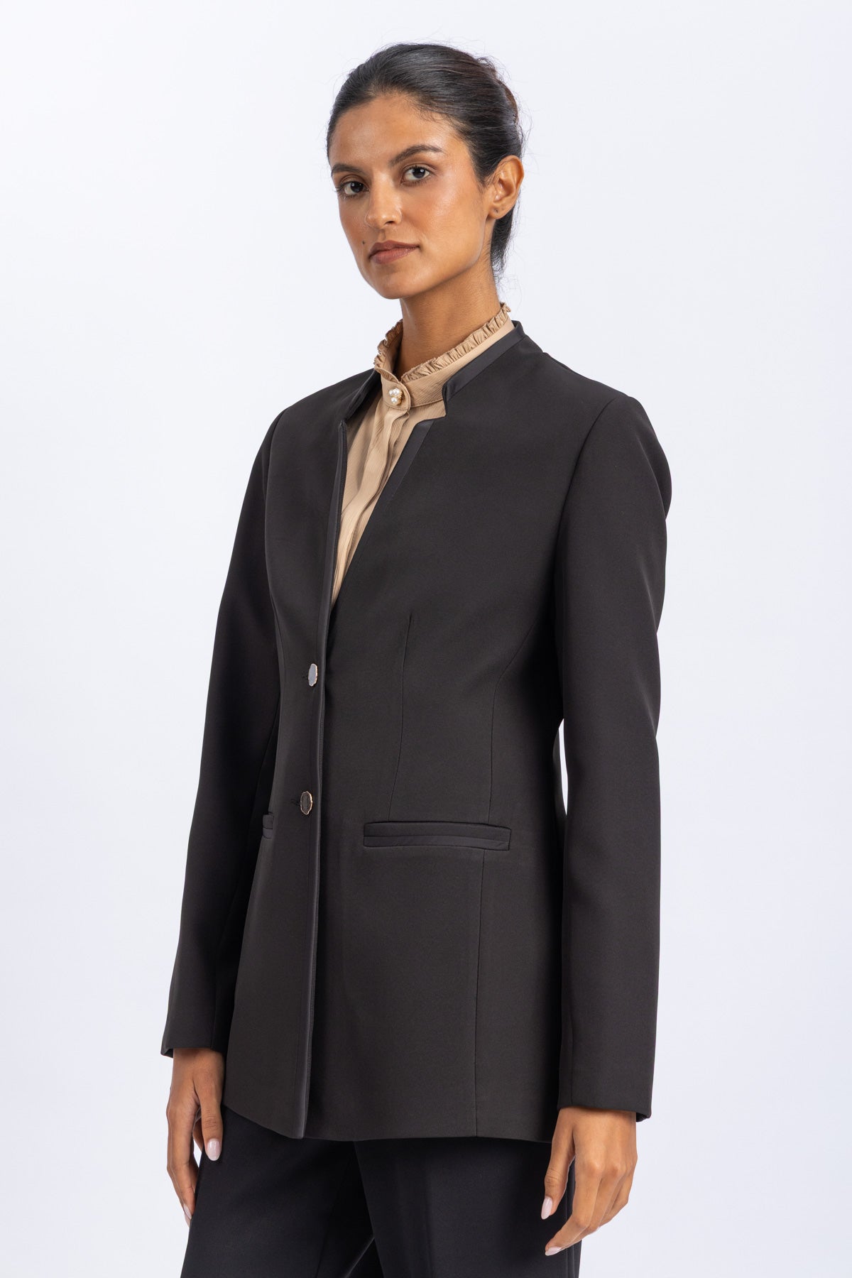 crepe jacket