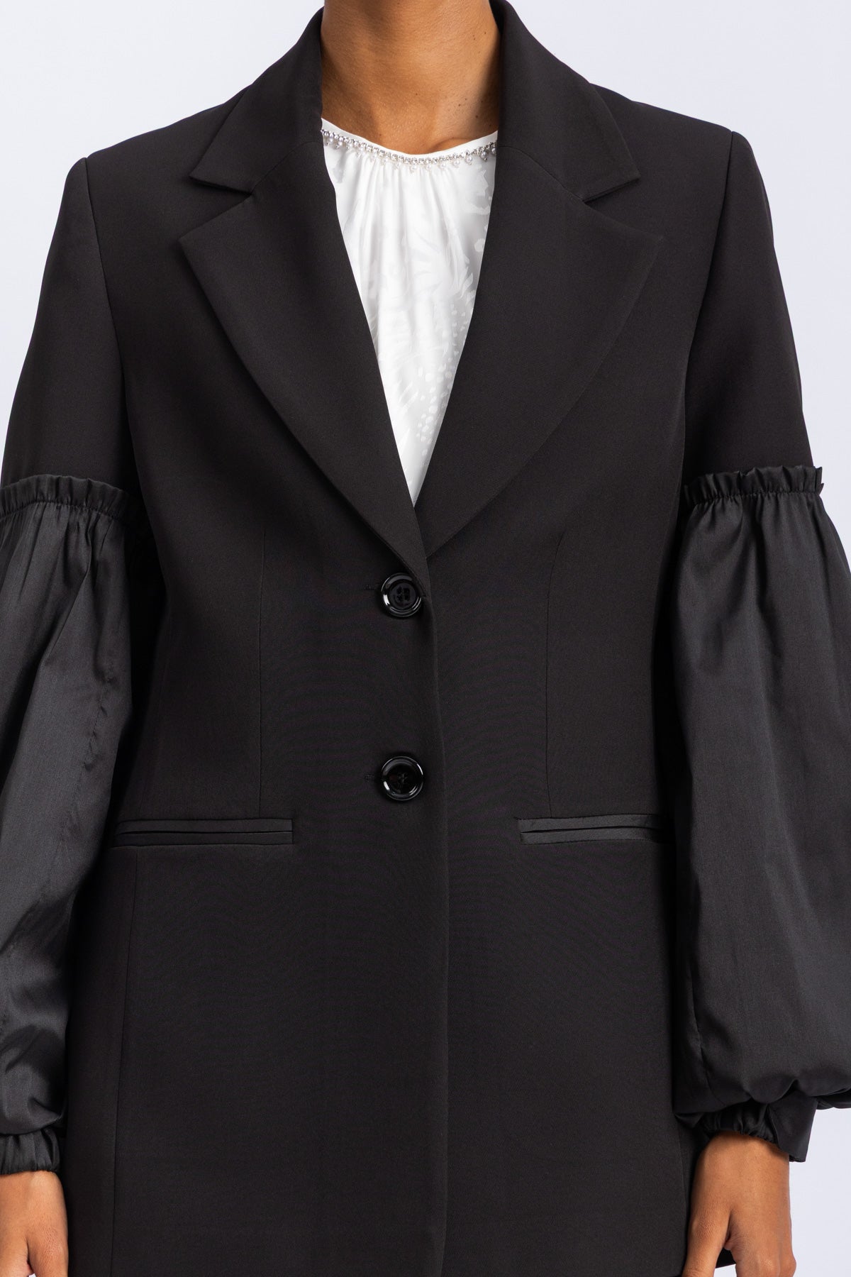 crepe jacket