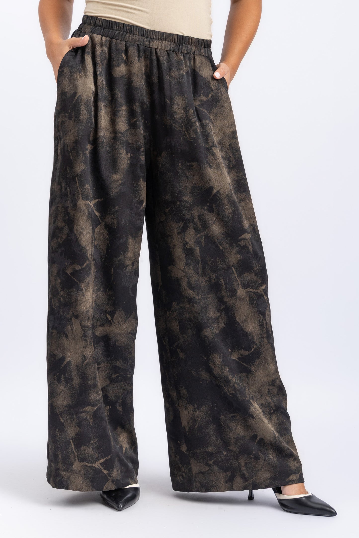 satin pants