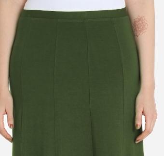 100% natural modal skirt