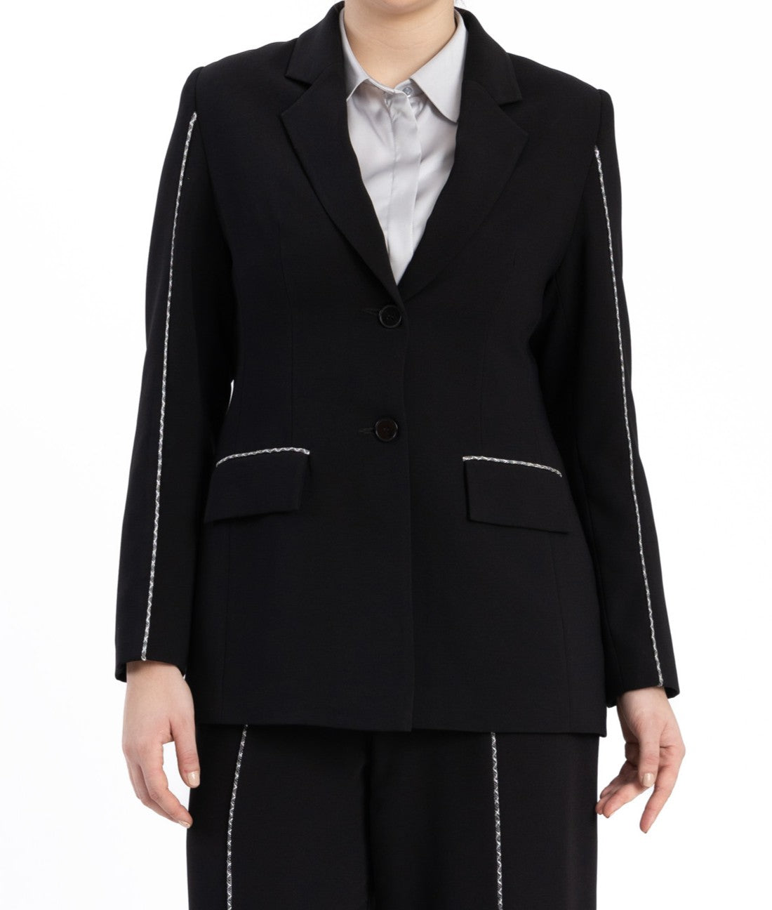 crepe jacket