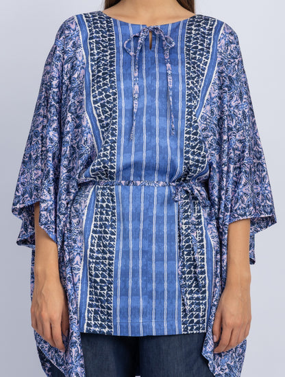 satin poncho